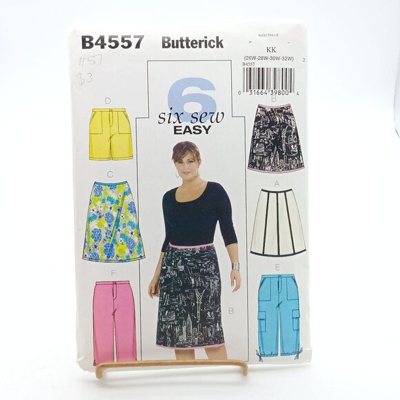 Butterick B4557 Womens Skirt Sewing Pattern Sizes L 6 Styles Easy Plus Size 2005 - Picture 1 of 2